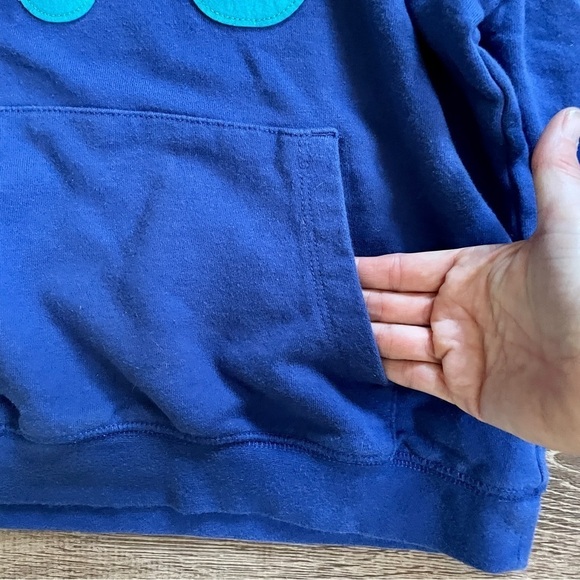 Peek Blue Hoodie with Green Pi Symbol - Picture 3 of 7